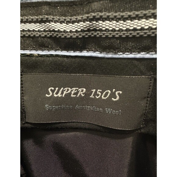 ~$1250 Mattarazi Uomo Milano Super 150s Solid Navy Wool Suit 54 EU 44 US - Picture 10 of 11